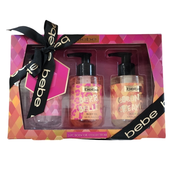 bebe Other - BEBE 3 PC. body oil collection gift set